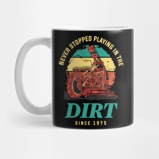 Funny Excavator and Construction Worker Heavy Equipment Mug